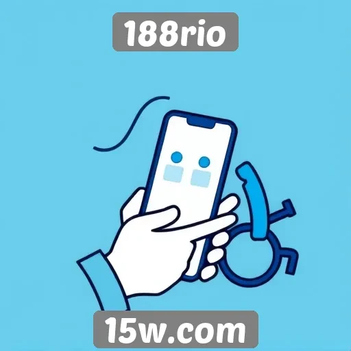 Acessibilidade do 188rio em dispositivos móveis